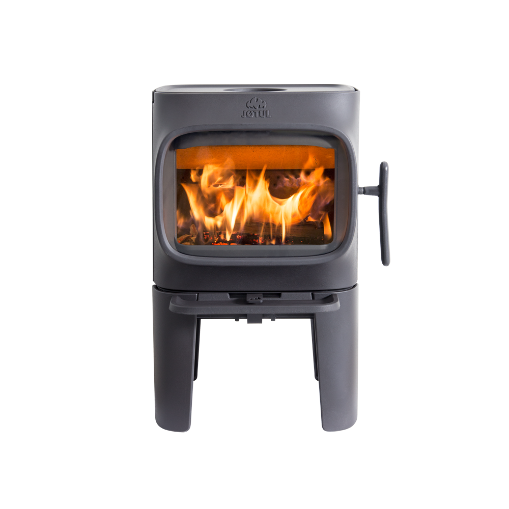 Jotul F 105 lange Beine Schwarz lackiert, Schwedenofen