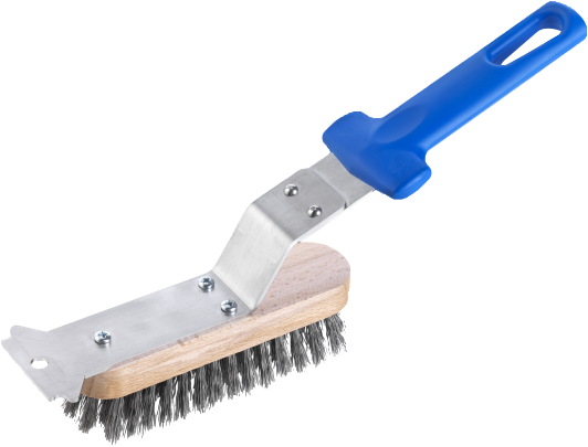 Stahlborstenbürste, mit Spachtel
