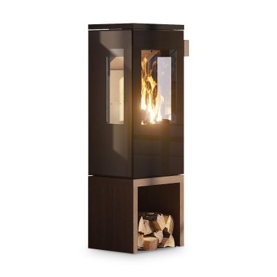 Cera Galileo mit Sockel schwarz, Front offen