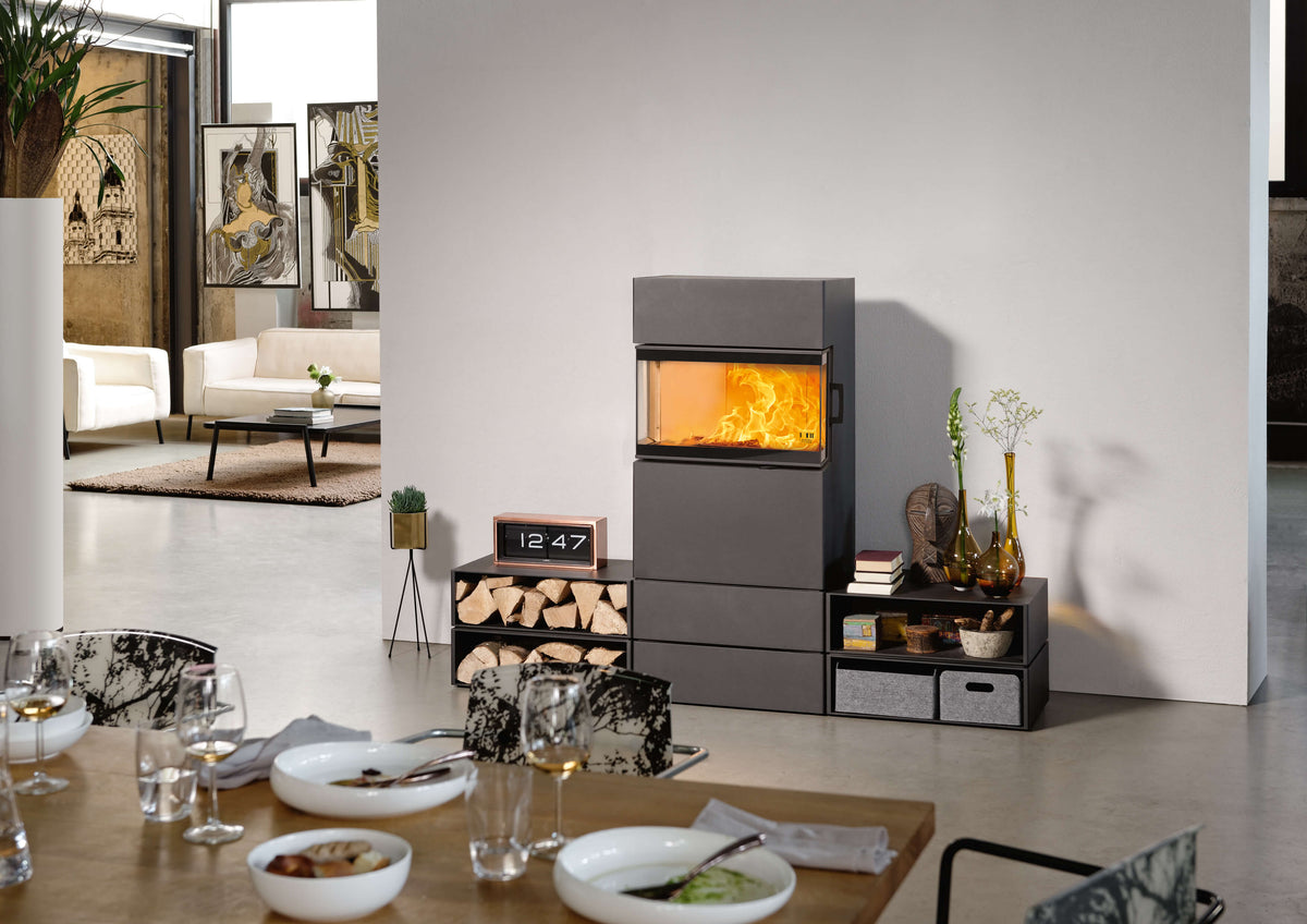 Austroflamm Dexter S3 FLR Gussgrau, Schwedenofen
