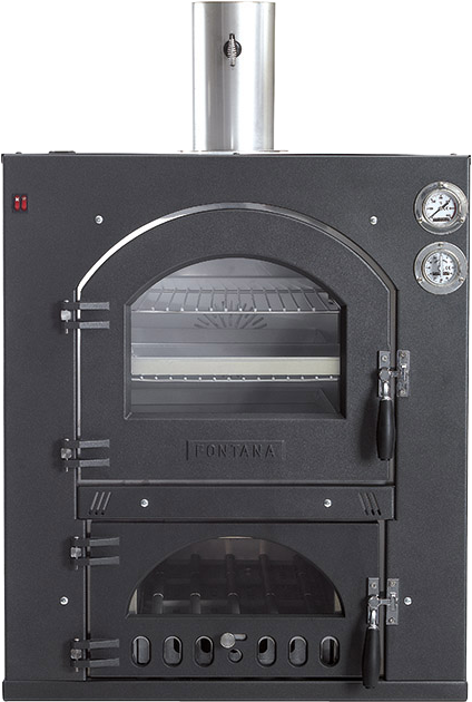 Einbauofen Inc QV – Pizza- und Brotbackofen, Backfläche 80/54 cm