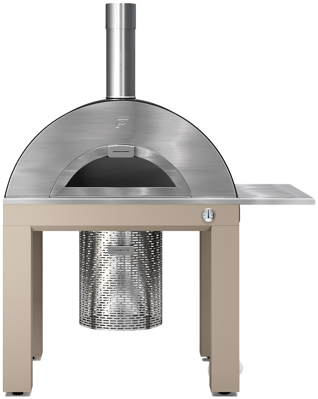 Riviera Pizza- und Brotbackofen 60/80 cm – ohne Unterbau, Schwarz