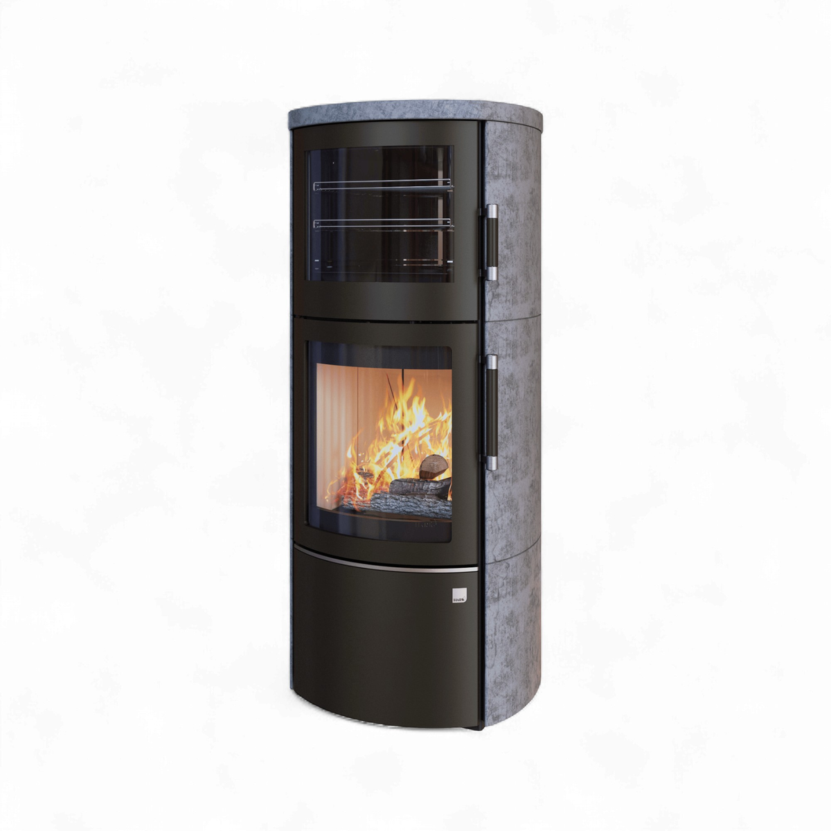Hark 44-5 Roma GTE Speckstein mit Backfach, Schwedenofen