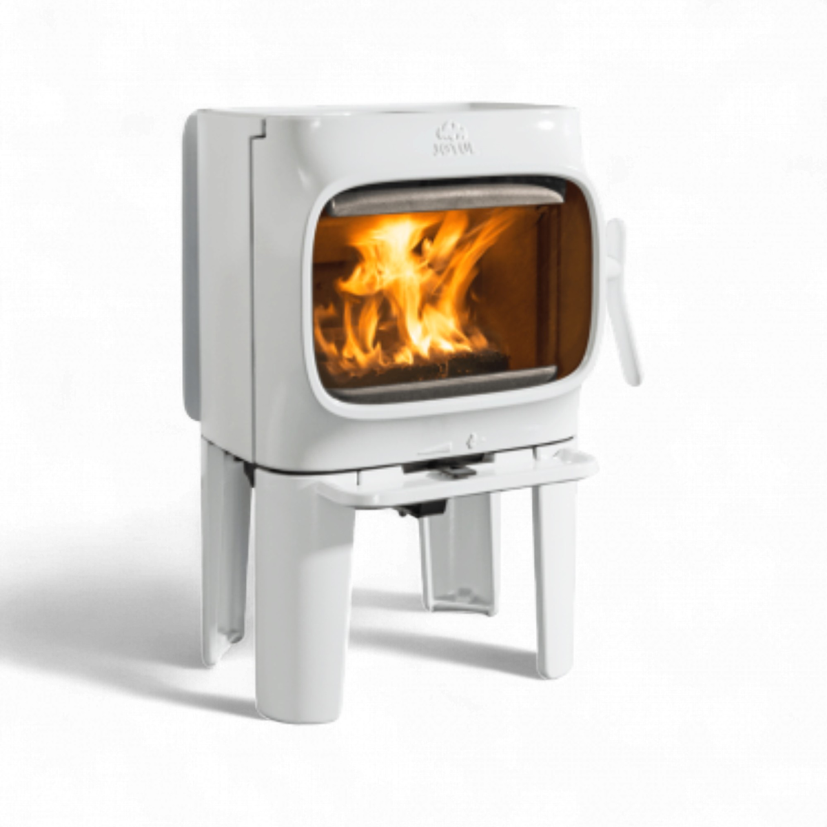 Jotul F 105 lange Beine Weiss emailliert, Schwedenofen