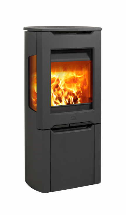 Jotul F 263 Schwarz lackiert mit Seitenfenstern