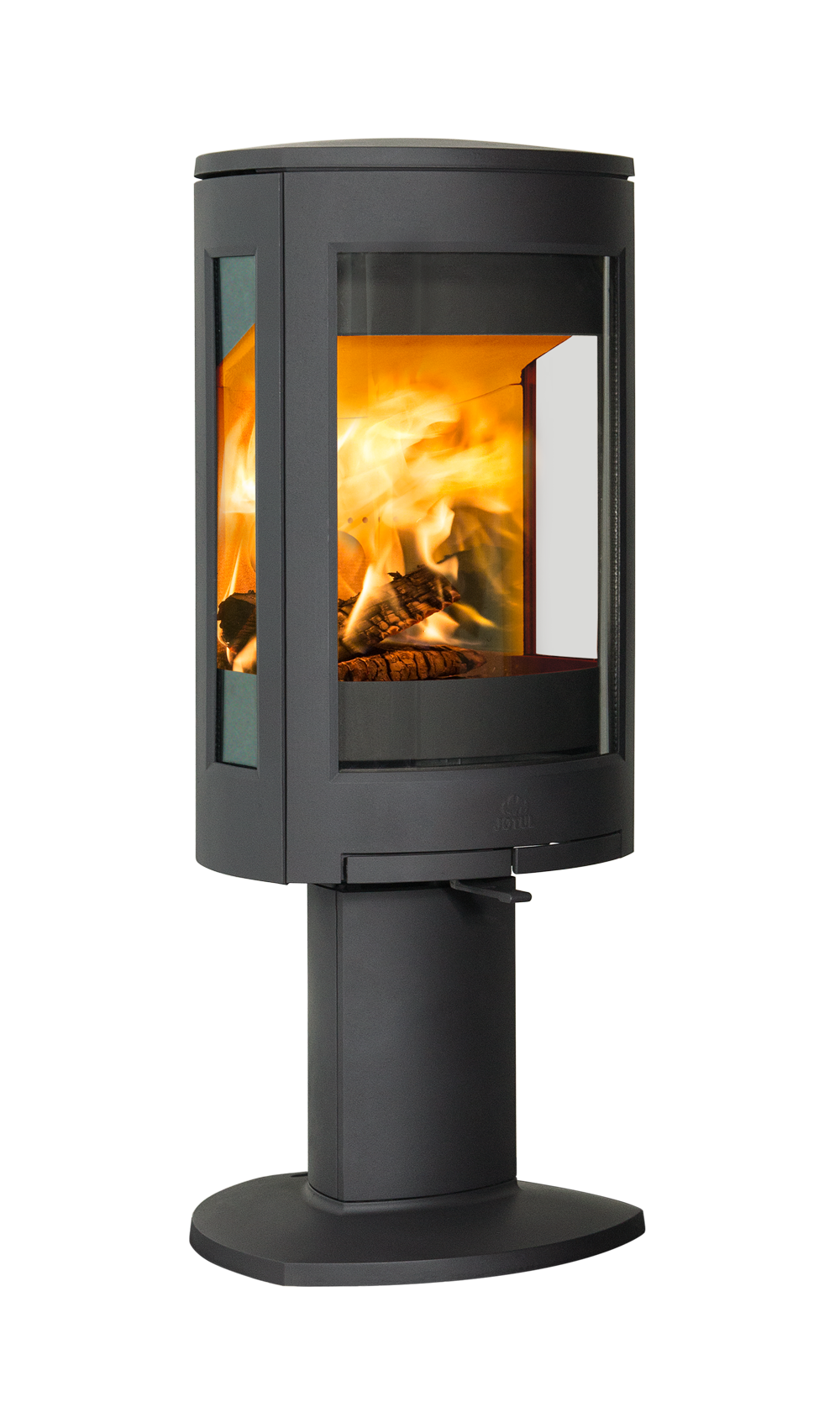 Jotul F 373 Advance Schwarz lackiert mit Seitenfenstern