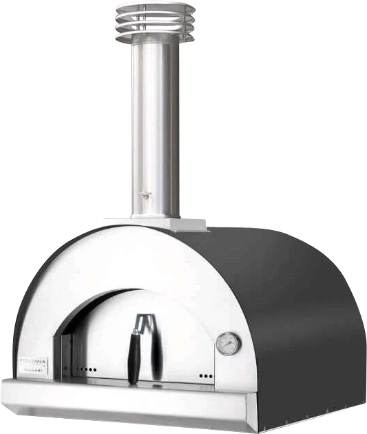 Margherita Pizza- und Brotbackofen 60/60 cm – inkl. Unterbau, Edelstahl