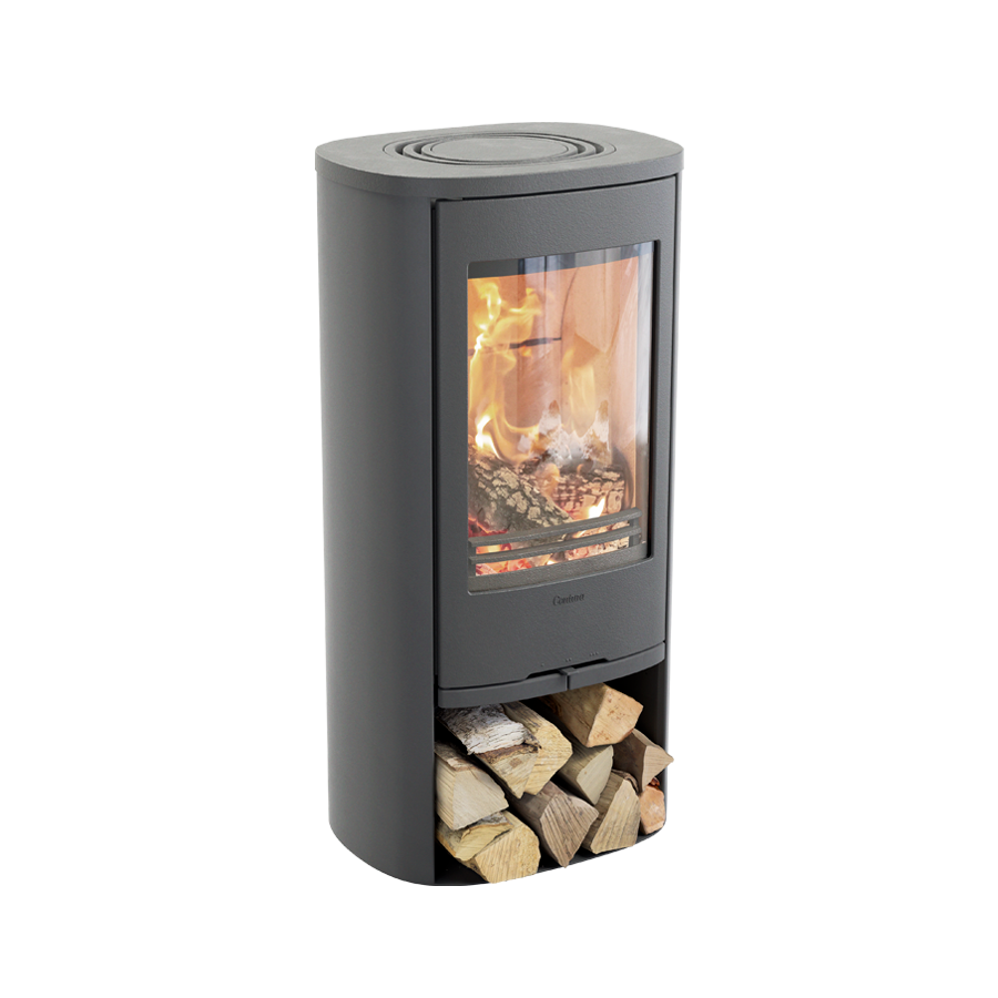 Contura 810 Style, Schwedenofen, Abdeckung aus Aluminium, grau