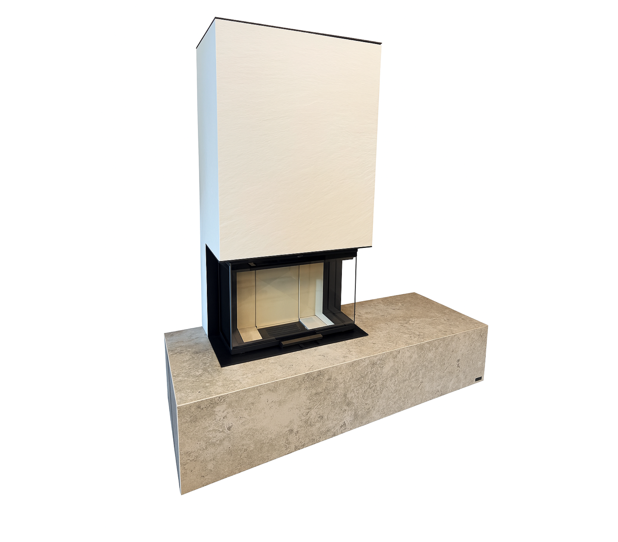 neocube P21, Panoramaofen mit Ofenbank