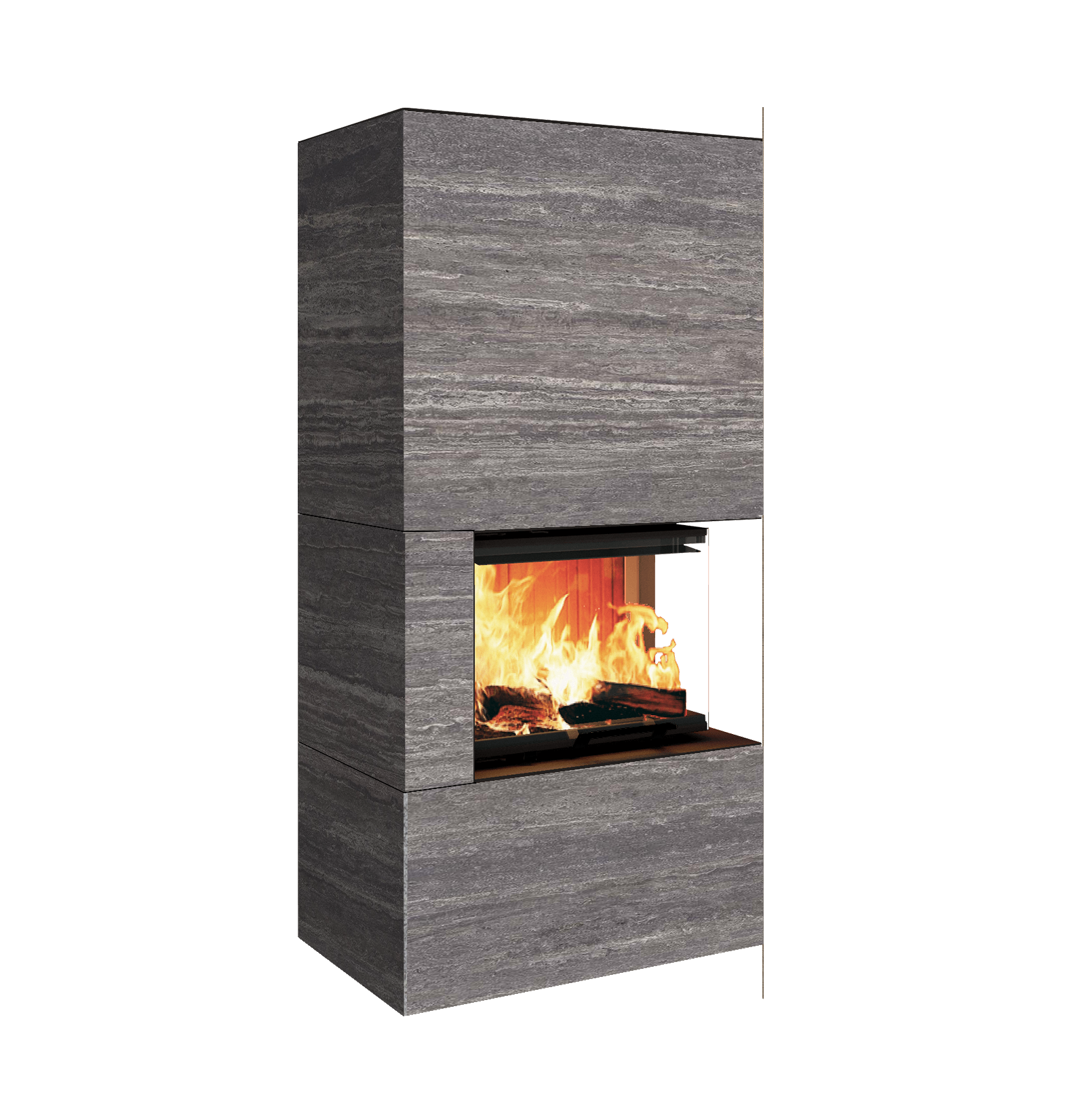 Neocube C10 - Keramik Oberteil und Unterteil Beton