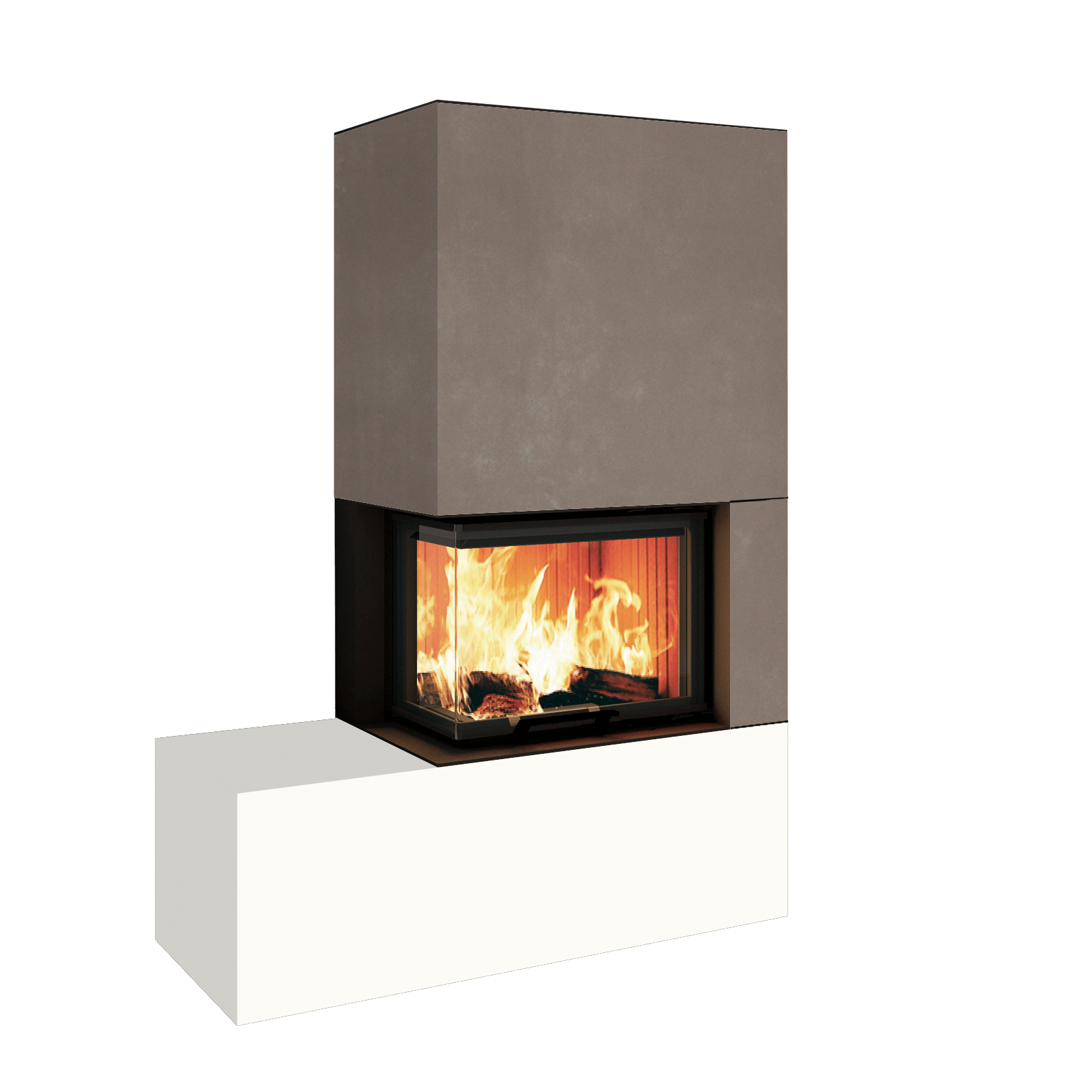 Neocube C23 - Keramik Oberteil Just White, Riverwashed