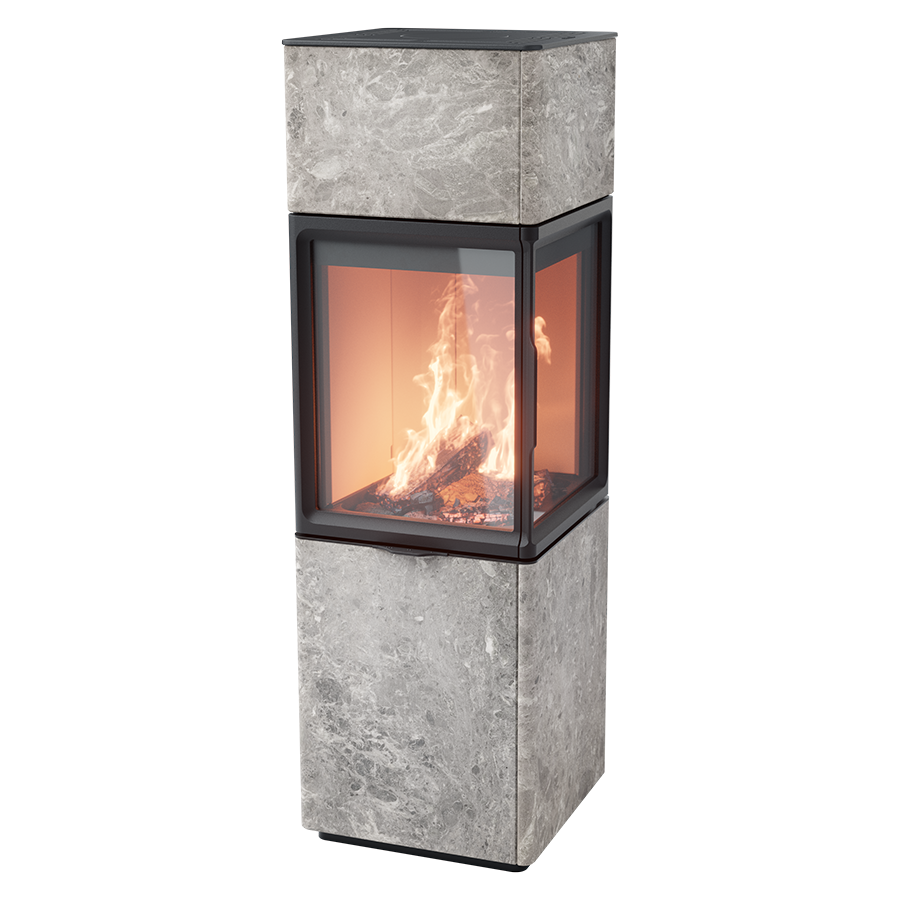 Contura 410, Schwedenofen, Speckstein, Helles Thermotte, Linksbündig