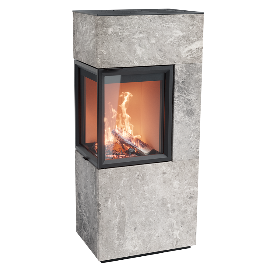 Contura 420, Schwedenofen, Speckstein, Helles Thermotte, Linksbündig