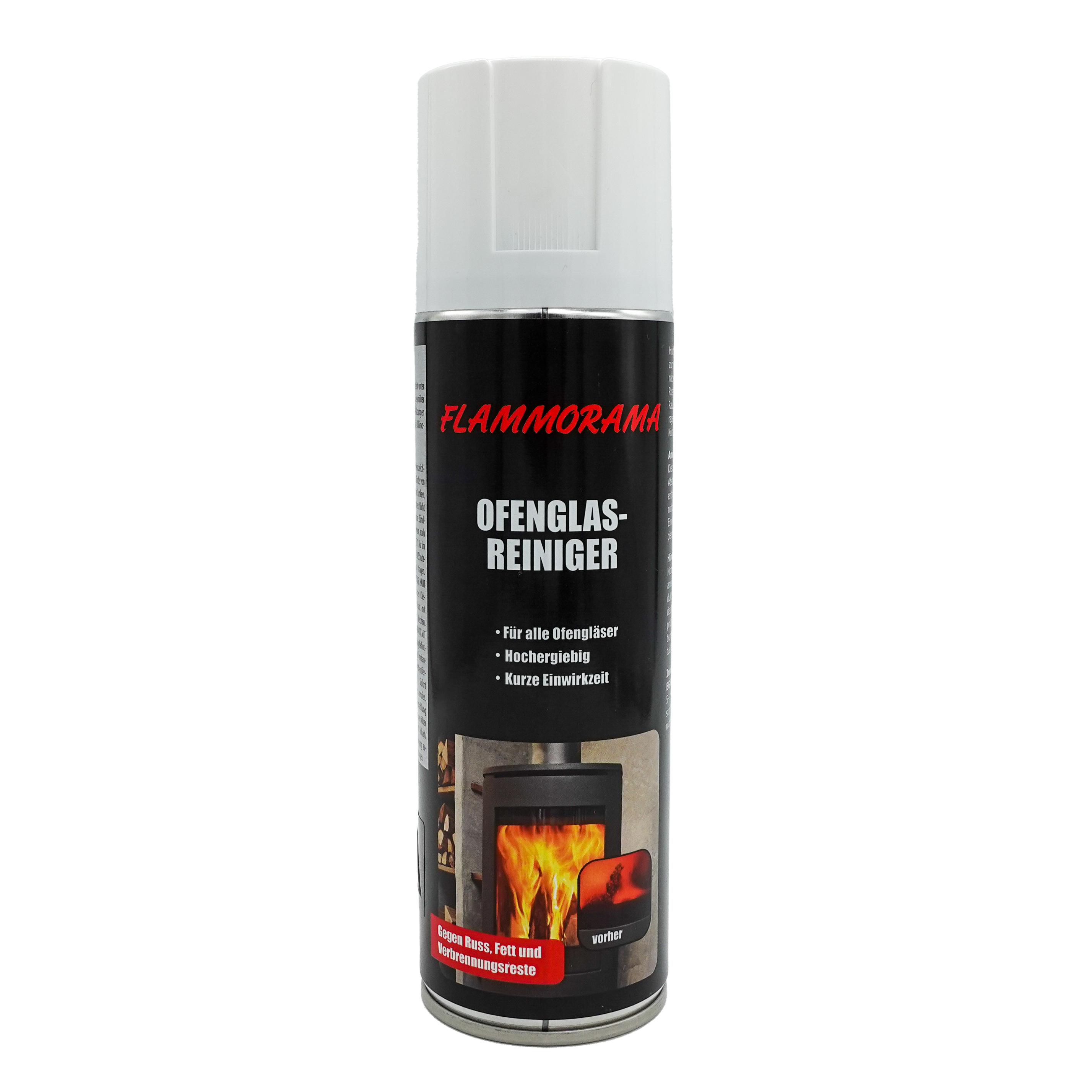 Ofen Glasreiniger, gegen Russ, Fett und Verbrennungsreste, Schaum 300 ml