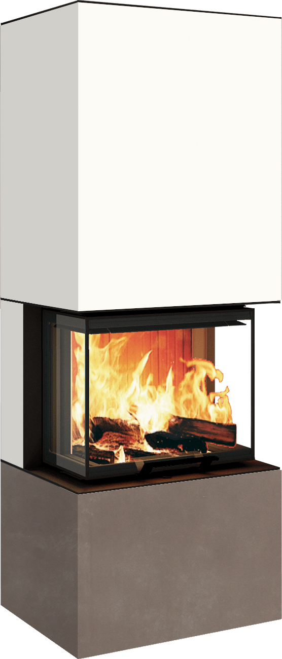 Neocube P10 FLR - Keramik Nero Zimbabwe U.Iron Corten