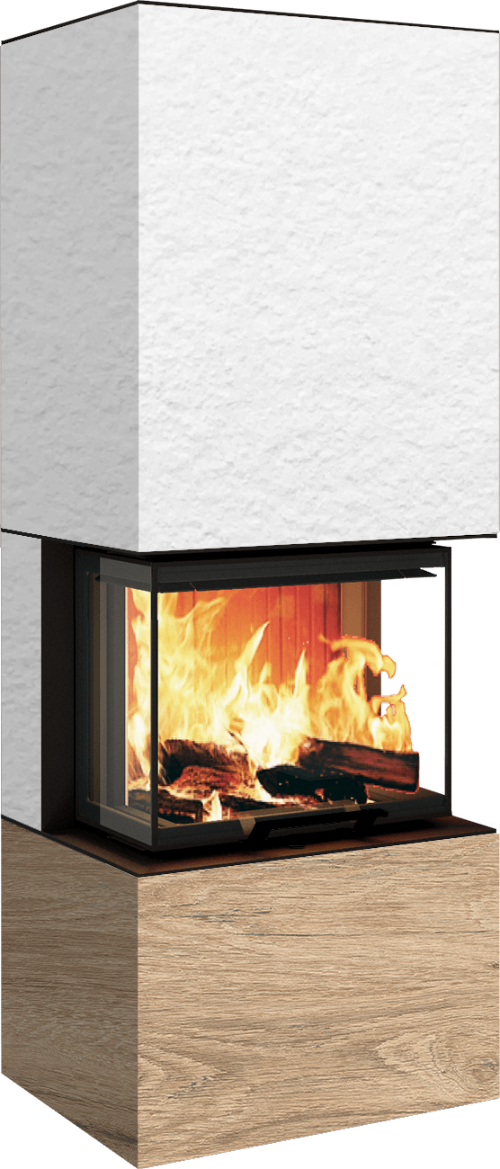 Neocube P10 FLR - Keramik Nero Zimbabwe U.Iron Corten