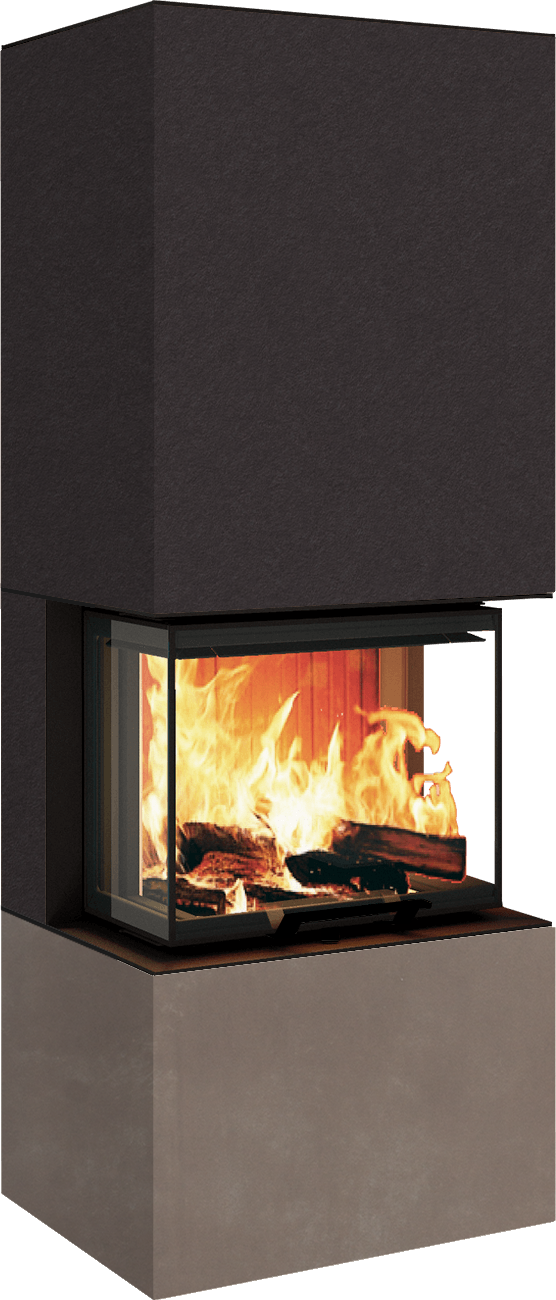 Neocube P10 FLR - Keramik Nero Zimbabwe U.Iron Corten