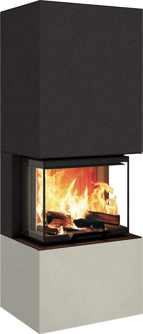 Neocube P10 FLR - Keramik Nero Zimbabwe U.Iron Corten