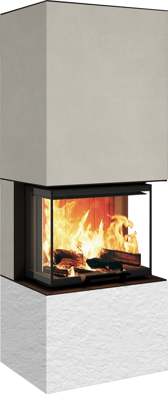Neocube P10 FLR - Keramik Nero Zimbabwe U.Iron Corten