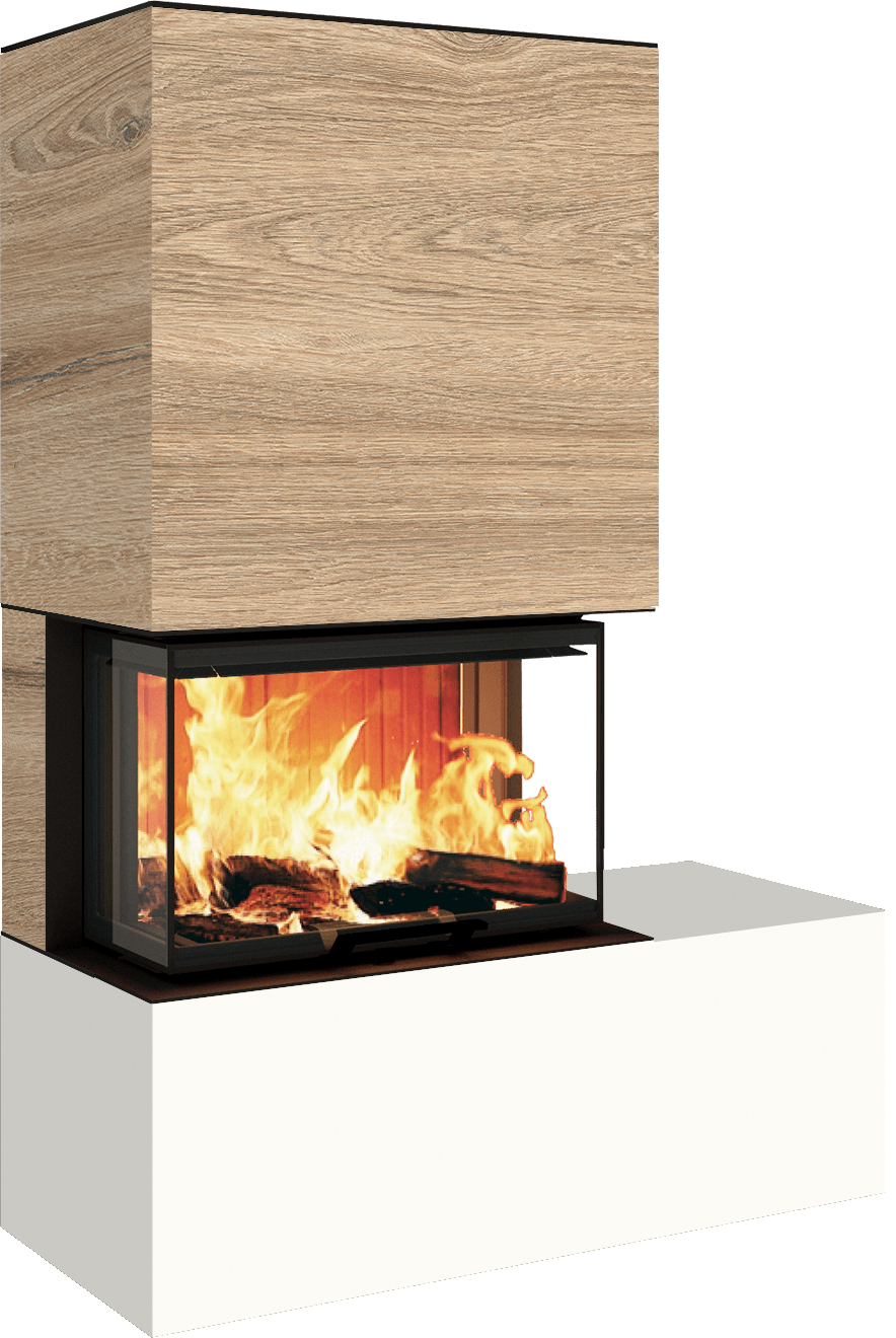 Neocube P22 - Keramik Arctic White, Bank rechts