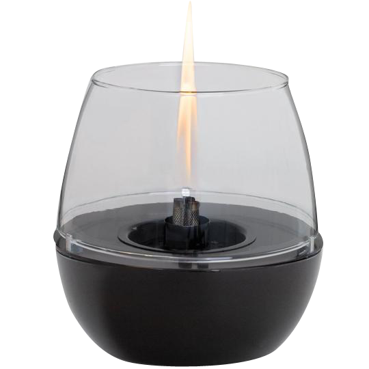 Tenderflame TULPE 18, mit schwarzem Porzellansockel