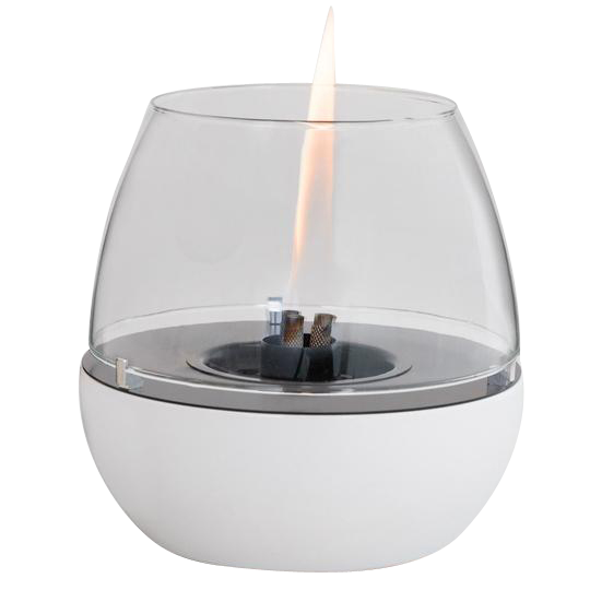 Tenderflame TULPE 18, mit weissem Porzellansockel