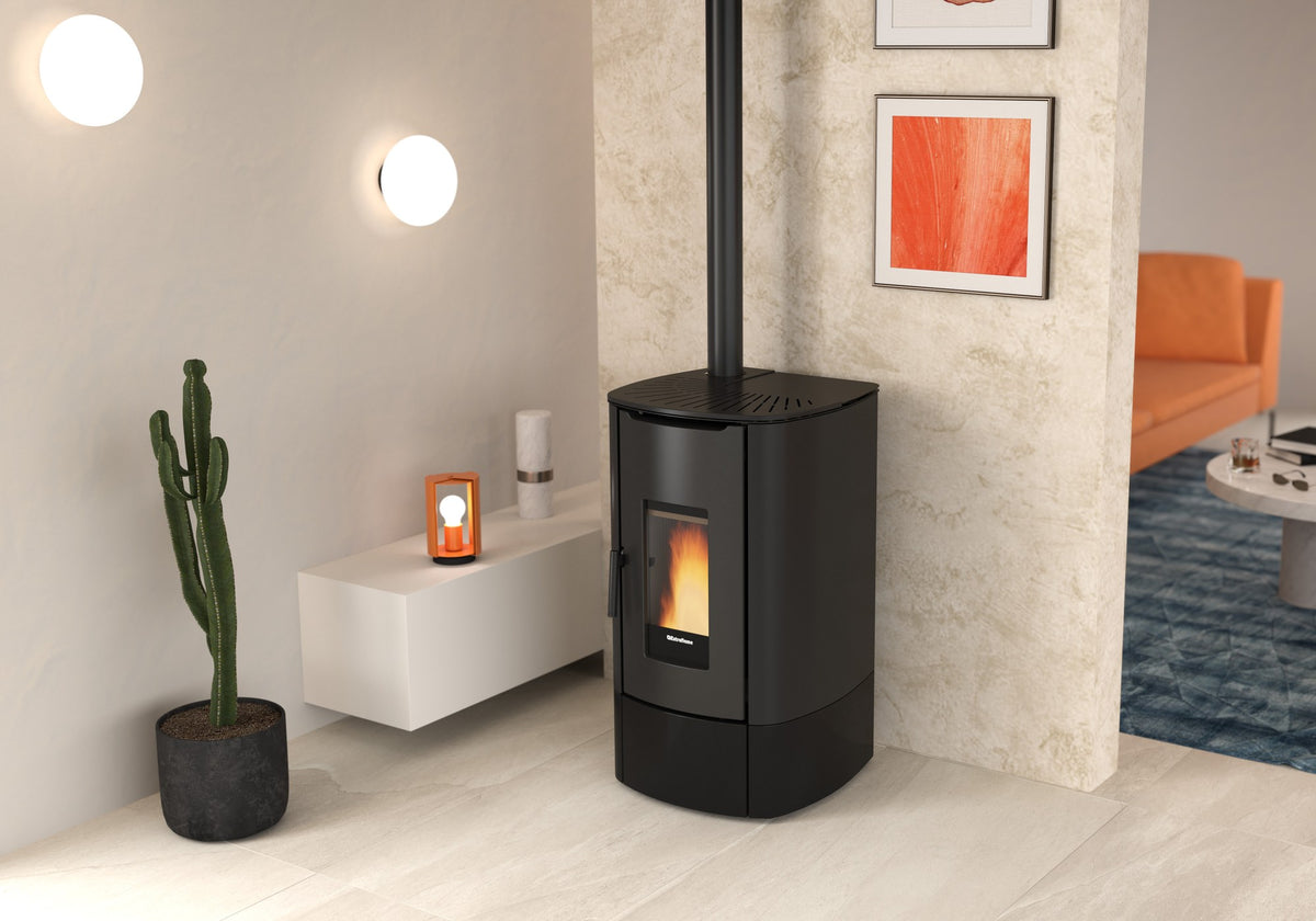 Extraflame Angy Top Pelletofen Detailansicht