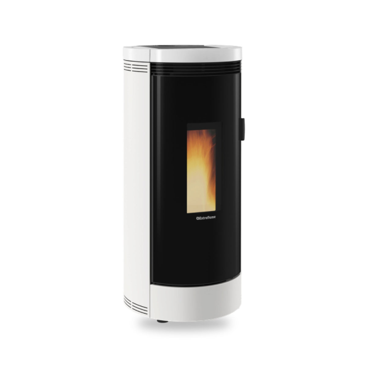 Extraflame Debby Plus Evo Pelletofen in Stahl Weiss