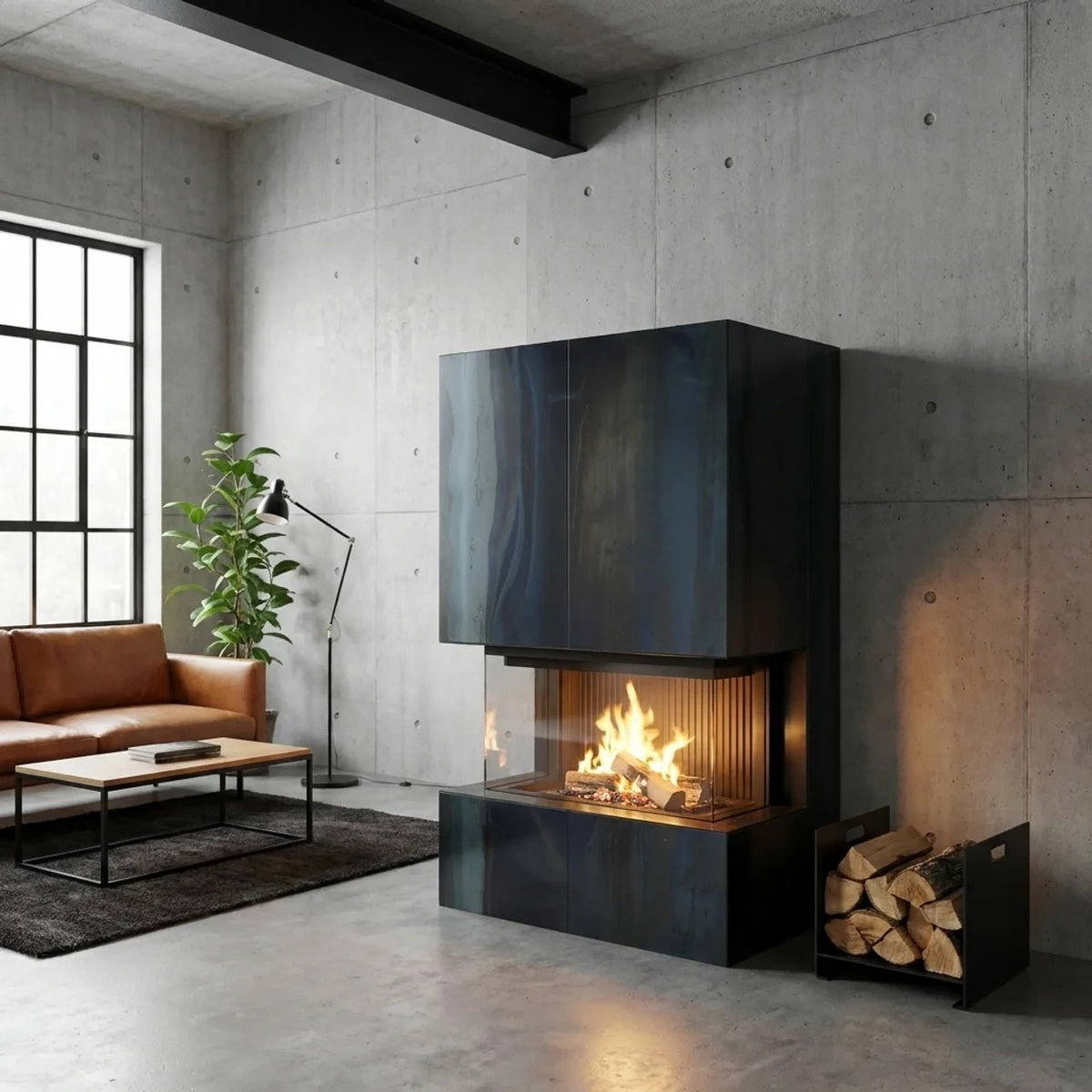 fyrform Kamineinsatz Premium Edition U90, Cheminée-Einsatz