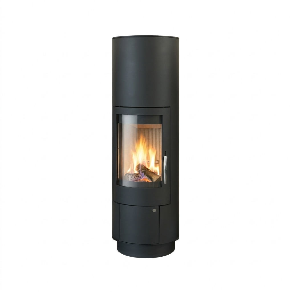 fyrform Port plus II Stahl Schwarz, Schwedenofen