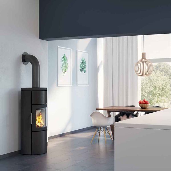 HWAM 3420, Stahl, Korpus schwarz