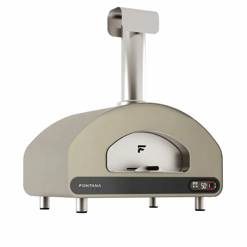 Fontana Volta 90x50 Pizzaofen Hybrid grau