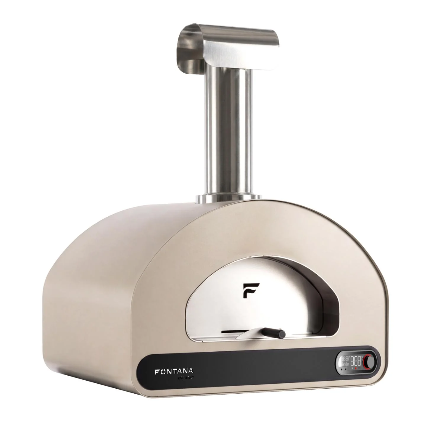 Fontana Volta 90x50 Pizzaofen Hybrid grau