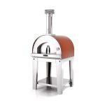 Margherita Pizza- und Brotbackofen 60/60 cm – inkl. Unterbau, Edelstahl