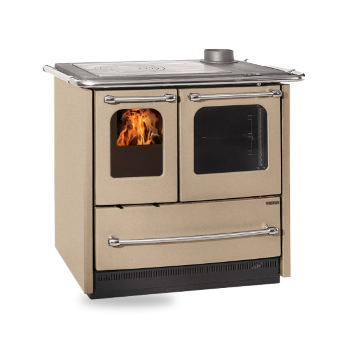 La Nordica Sovrana Easy Evo 2.0 Holzherd in Caramello