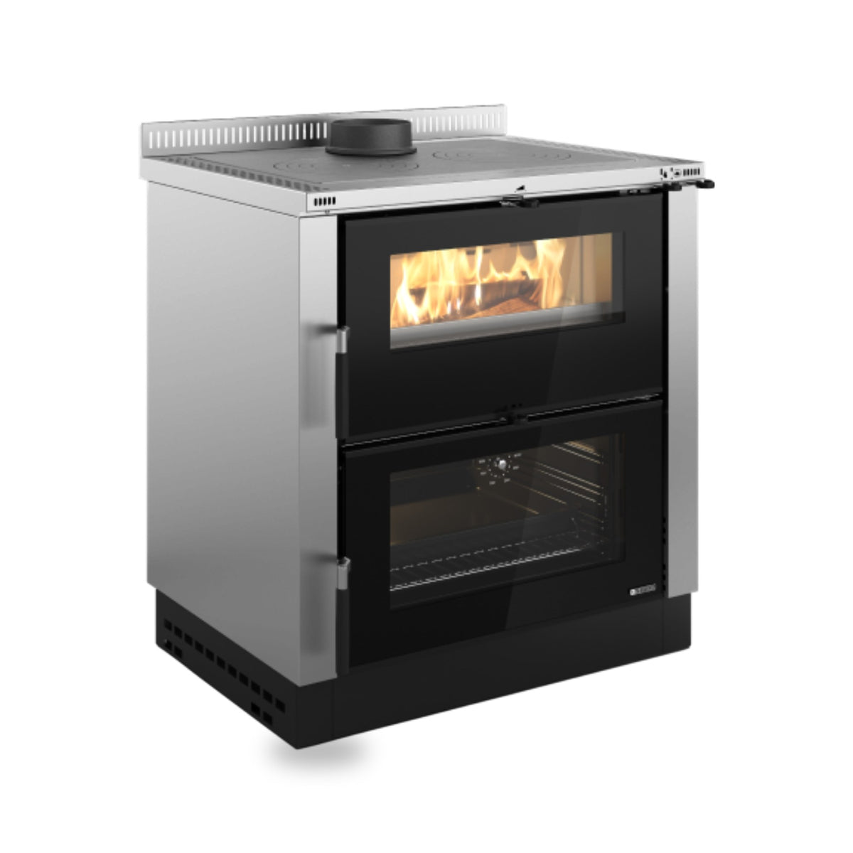 La Nordica Verona XXL Holzherd in Edelstahl