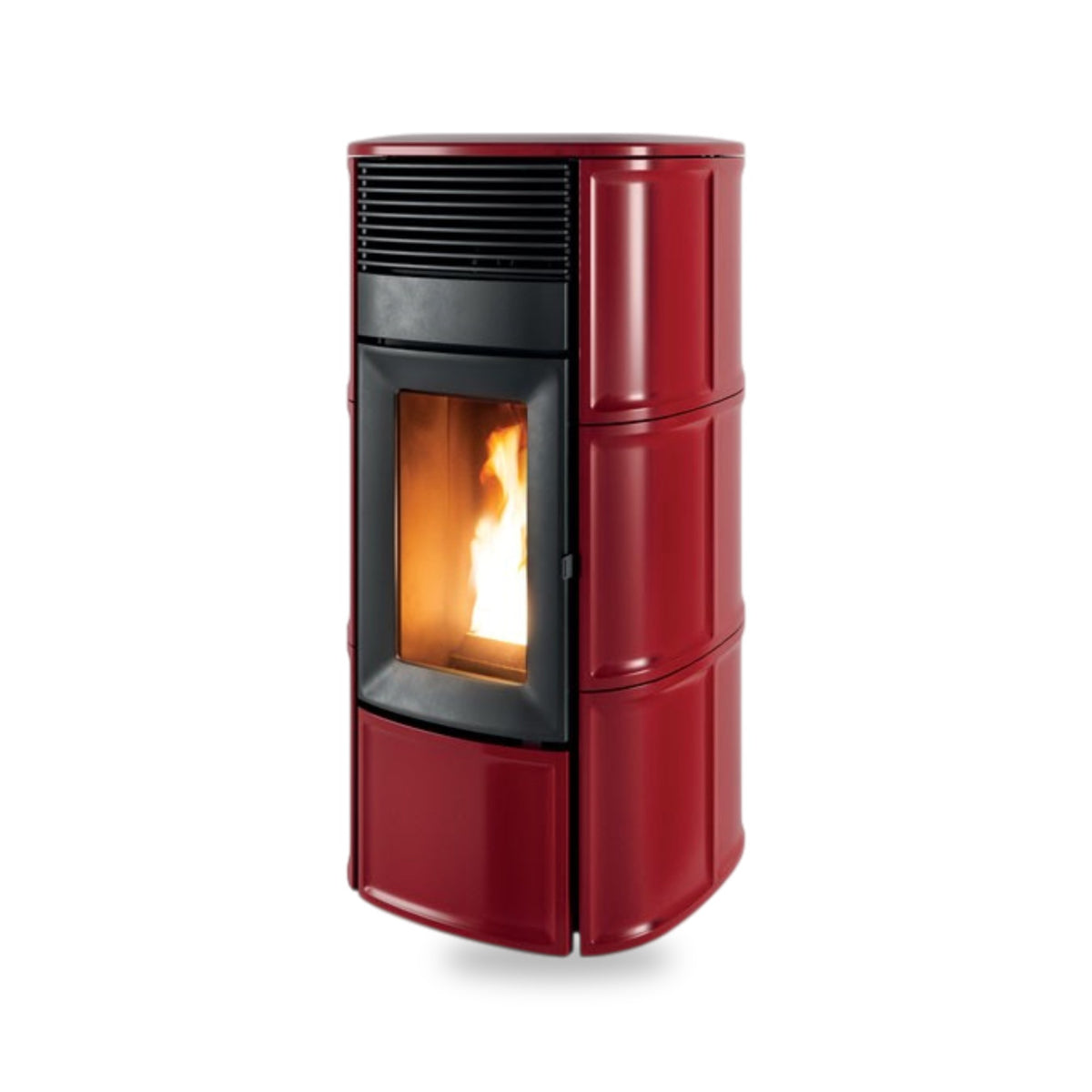 MCZ Suite Hydro Matic 18, wasserführender Pelletofen, Bordeaux ceramic 105
