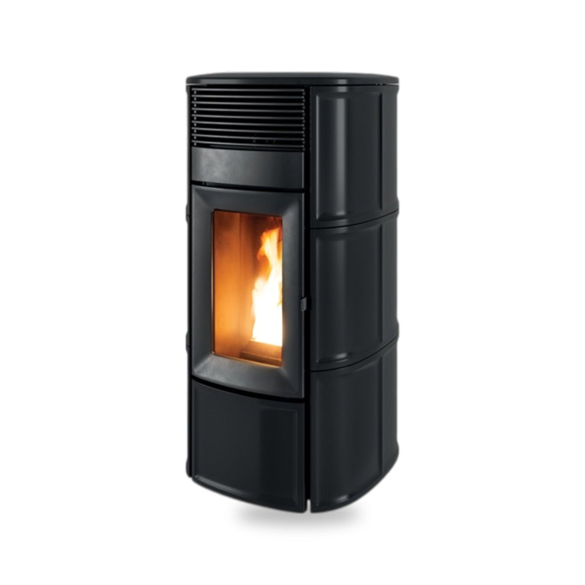 MCZ Suite Hydro Matic 18, wasserführender Pelletofen, Matt Black ceramic 126