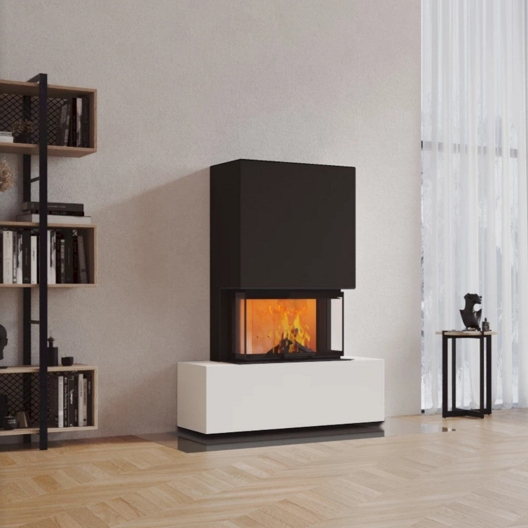 Neocube P21 FLR - Keramik Oberteil Beton, Unterteil La Boheme, Feel Free, Bank mittig