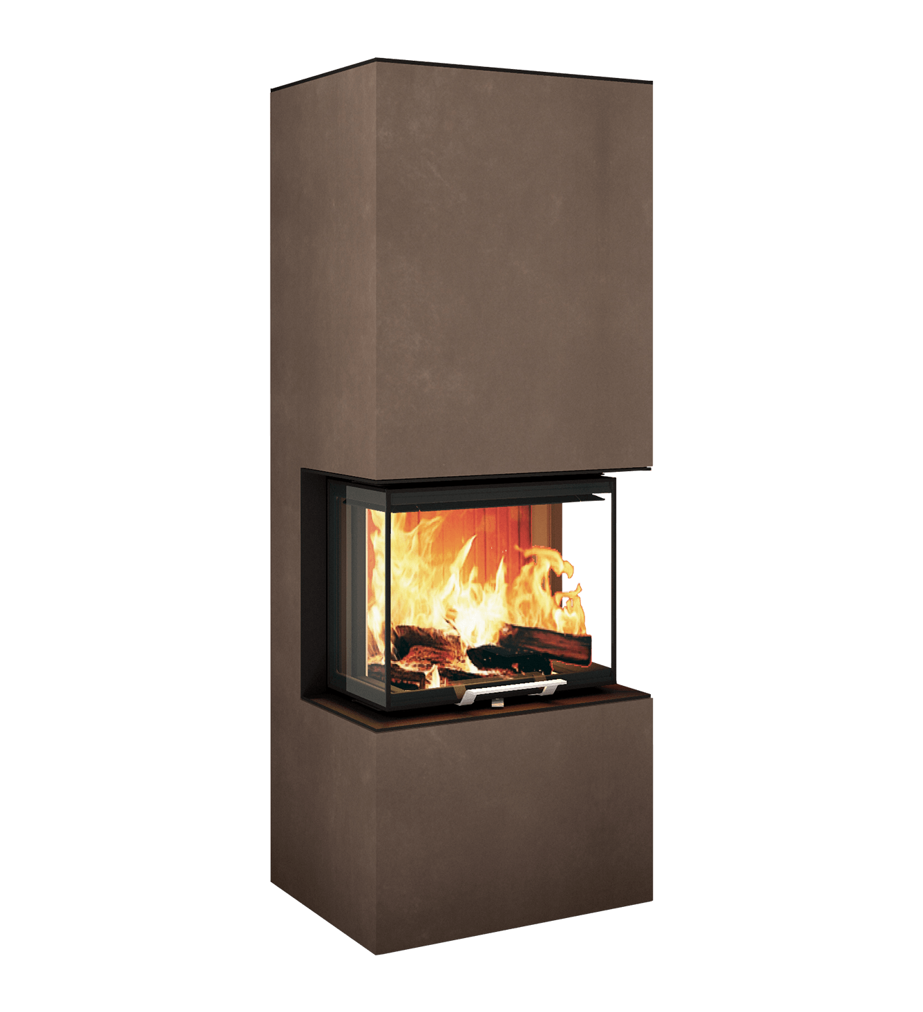 Neocube P10 FLR - Keramik Nero Zimbabwe U.Iron Corten