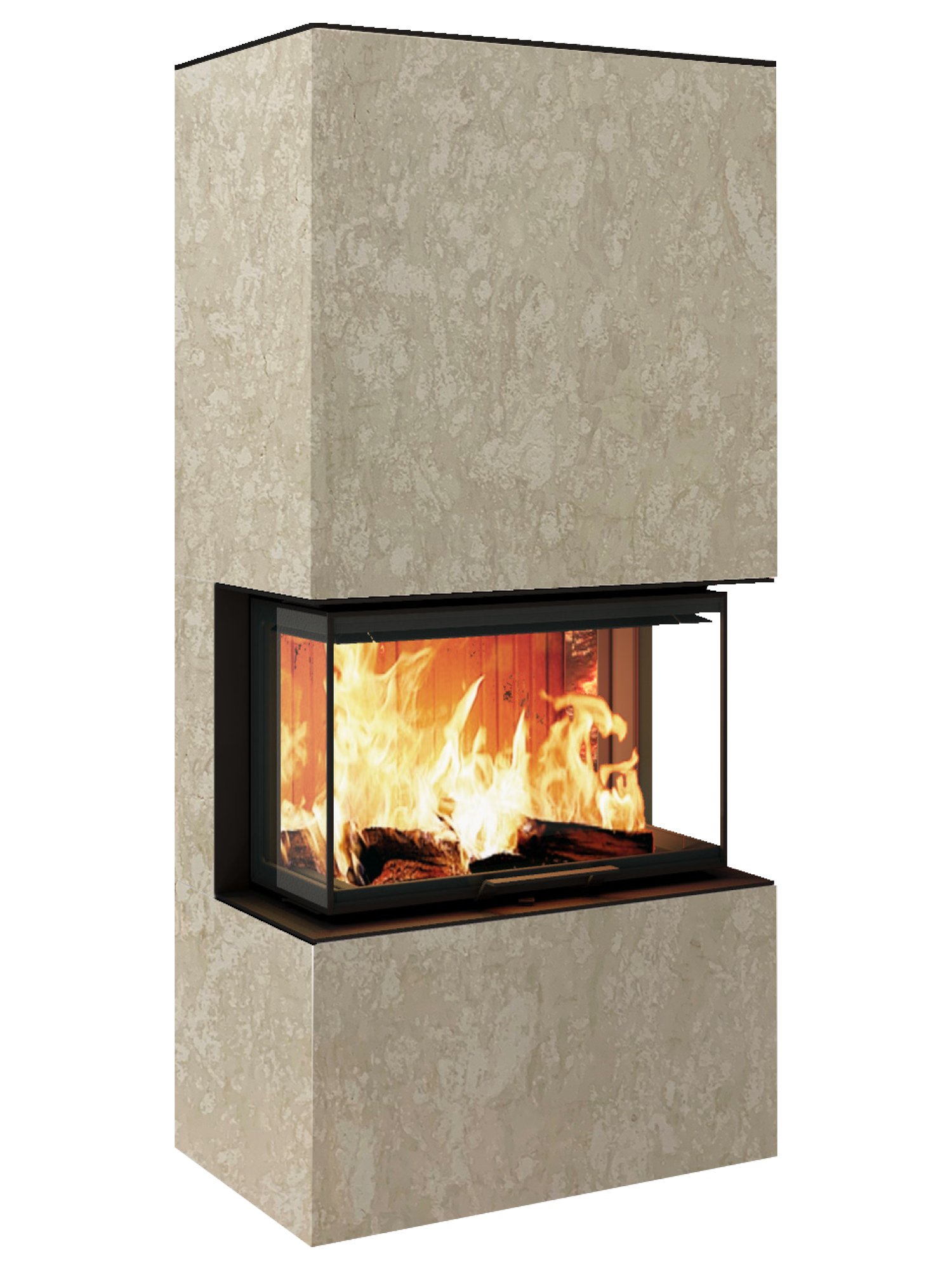 Naturstein Unterteil zu P20 Beige Aosta FF