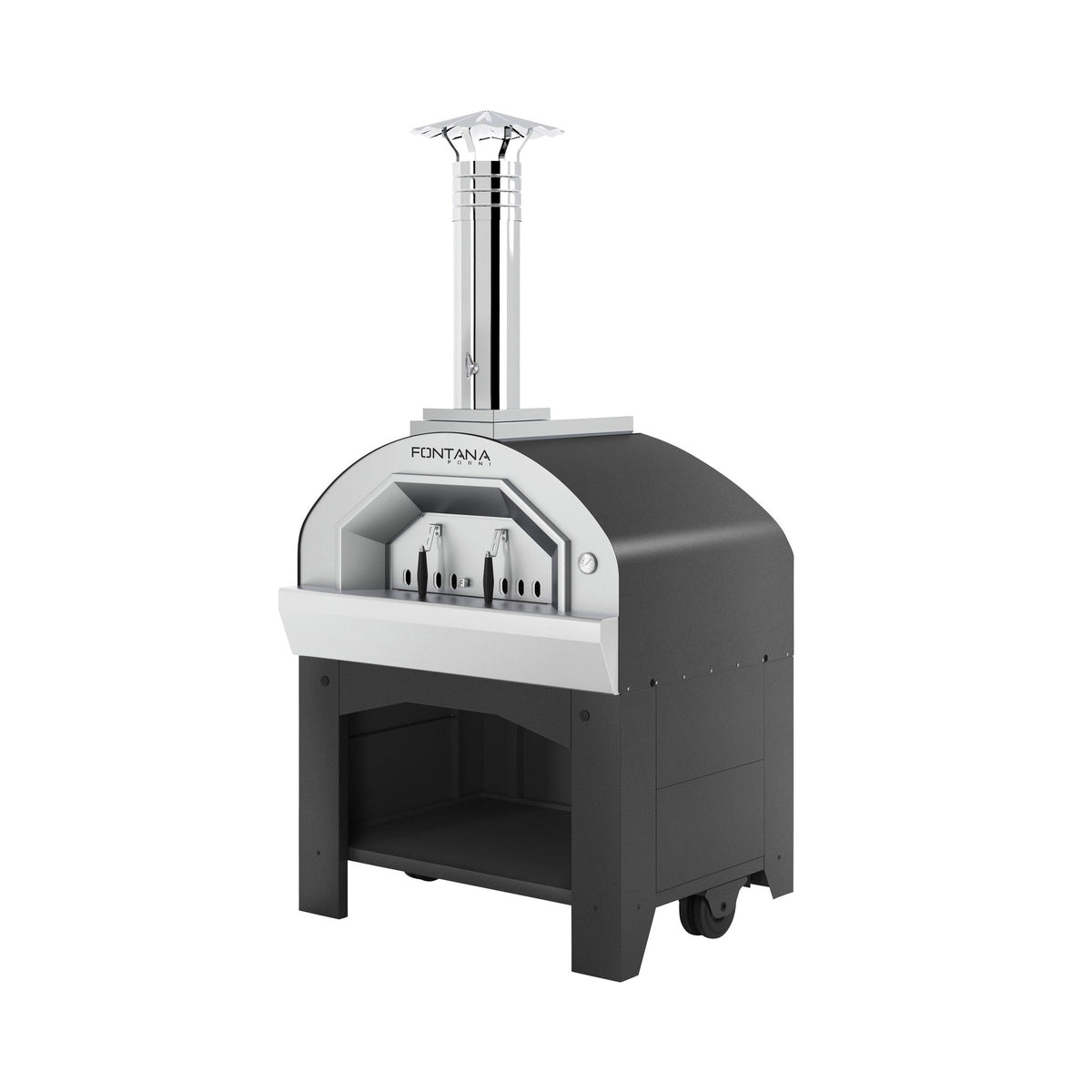 fyrform Vulcano Profi 70/100 cm Unterbau Schwarz, Pizzaofen, Bild
