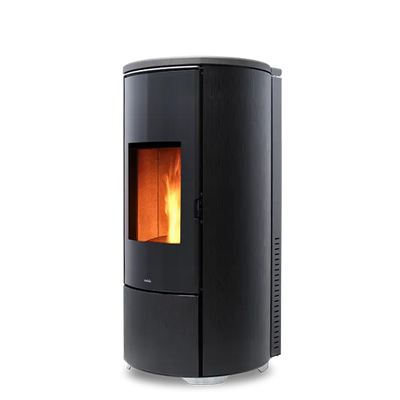 Nobis A8 V Round Glass Carbon, Pelletofen