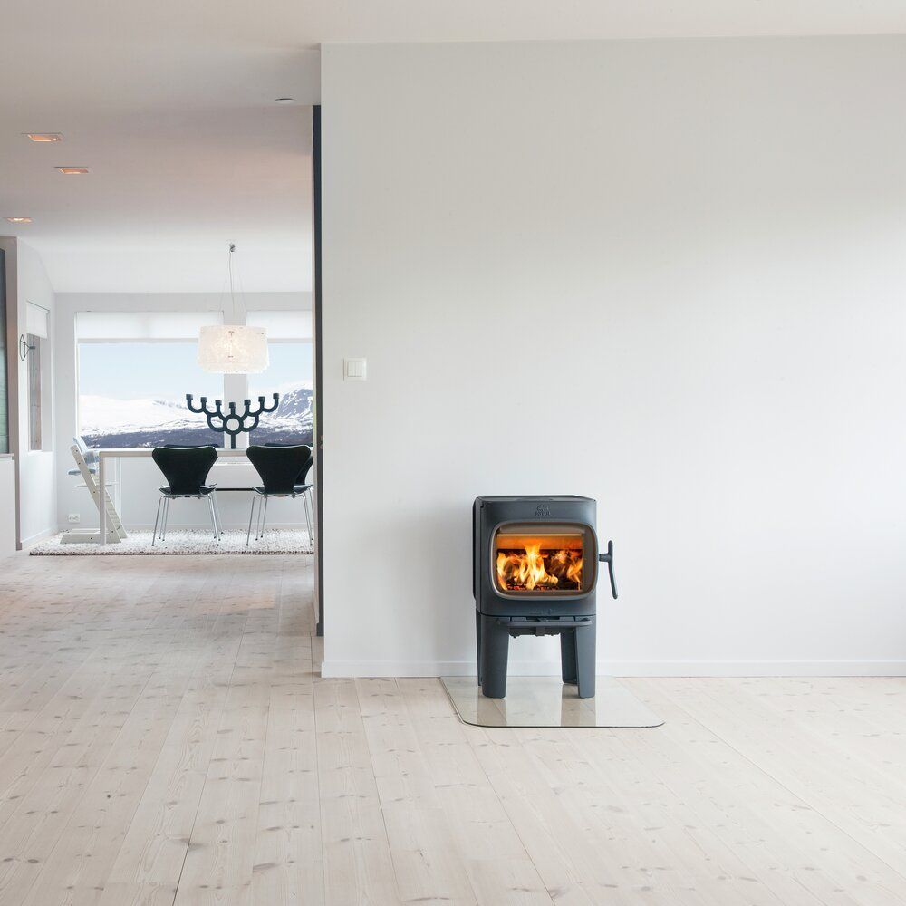 Jotul F 105 lange Beine Schwarz lackiert, Schwedenofen