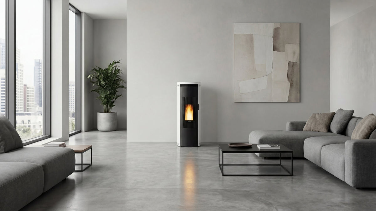 Extraflame Amika Weiss, Pelletofen