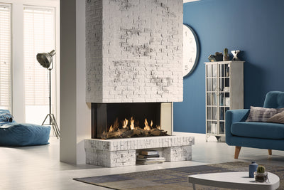 DRU Global 120 3-seitig, Gas-Cheminée