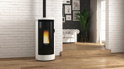 Extraflame Debby Korpus Weiss, Pelletofen