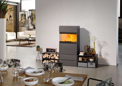 Austroflamm Dexter S3 FLR Gussgrau, Schwedenofen