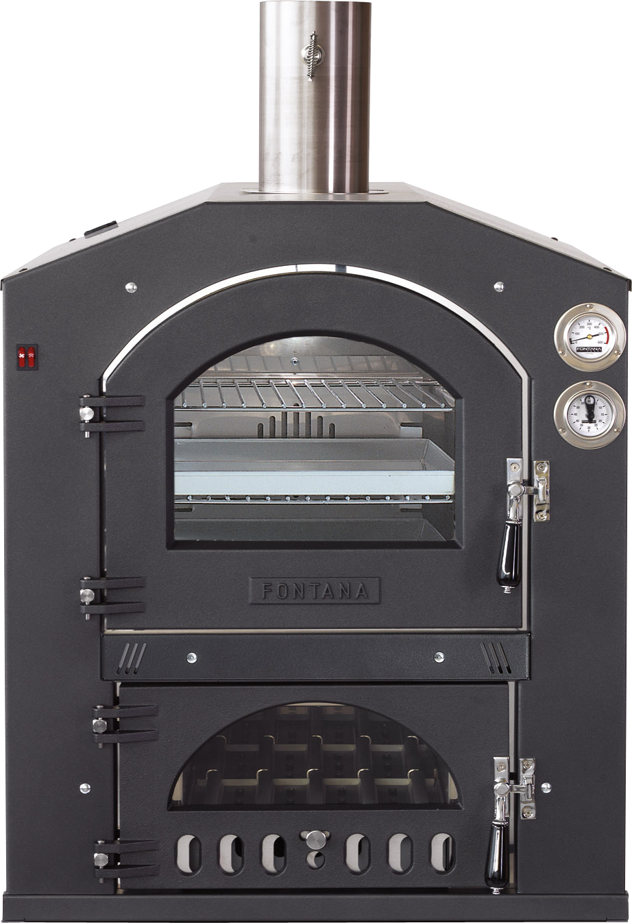 Einbauofen Inc V – Pizza- und Brotbackofen, Backfläche 80/54 cm