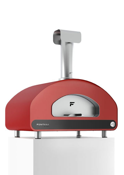 Fontana Volta 90x50 Pizzaofen Hybrid grau